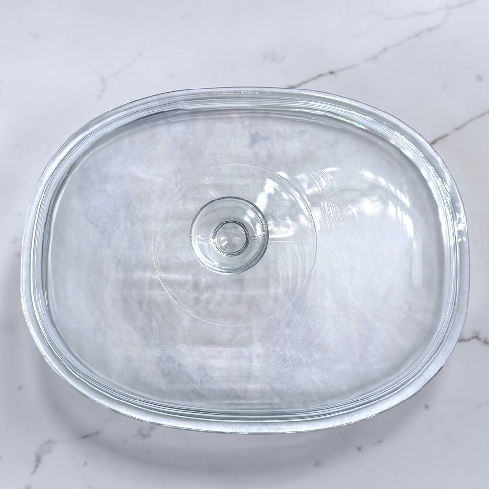 28 Pyrex F-14 C.A Clear Oval Glass Lid for 1.5 Qt Casserole or Divided Dish